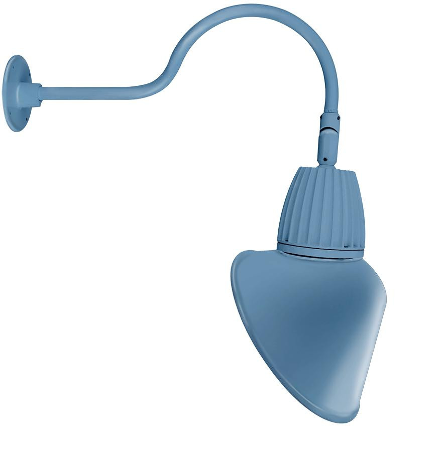 GN1LED13NACLB Decorative 599 Lumens Gooseneck 13W 4000K 24 Inches Arm