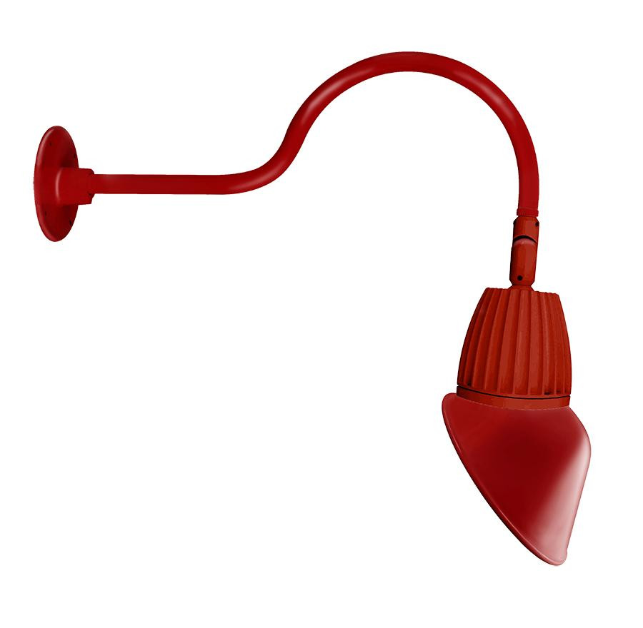 GN1LED13NSAC11R Decorative 599 Lumens Gooseneck 13W 4000K 24 Inches Arm