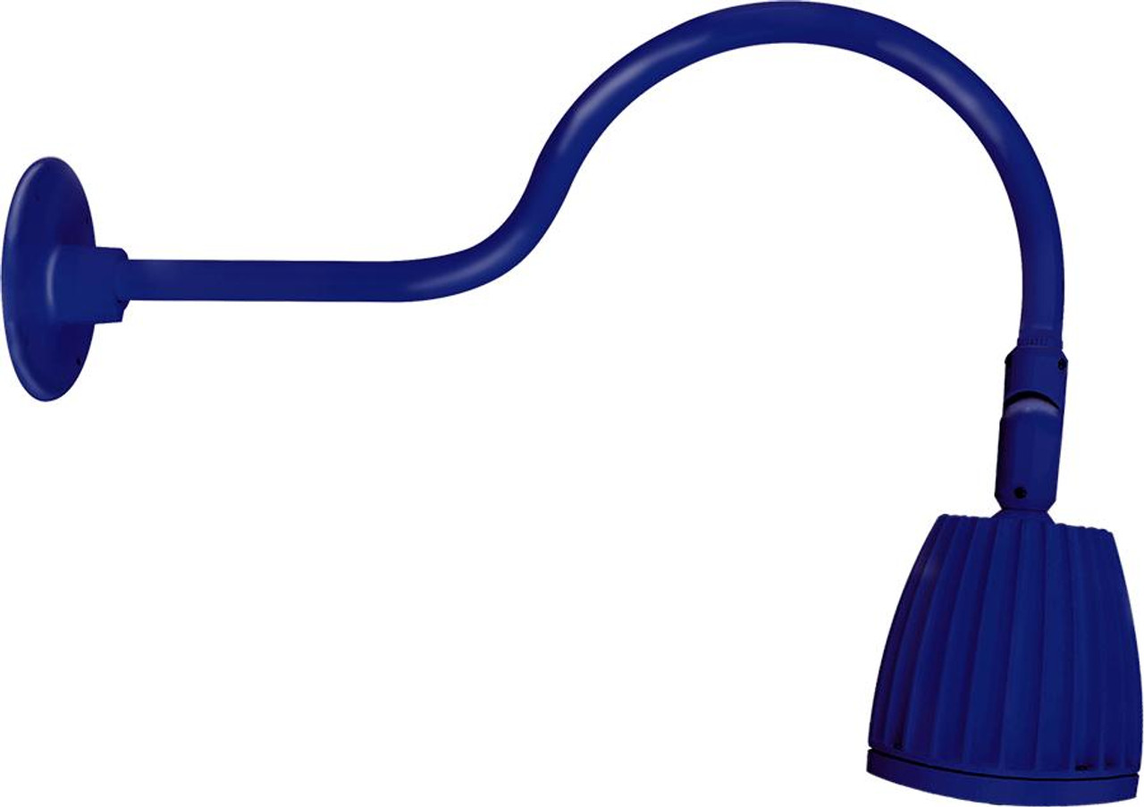 GN1LED13NSBL Decorative 751 Lumens Gooseneck 13W 4000K 24 Inches Arm No Shade