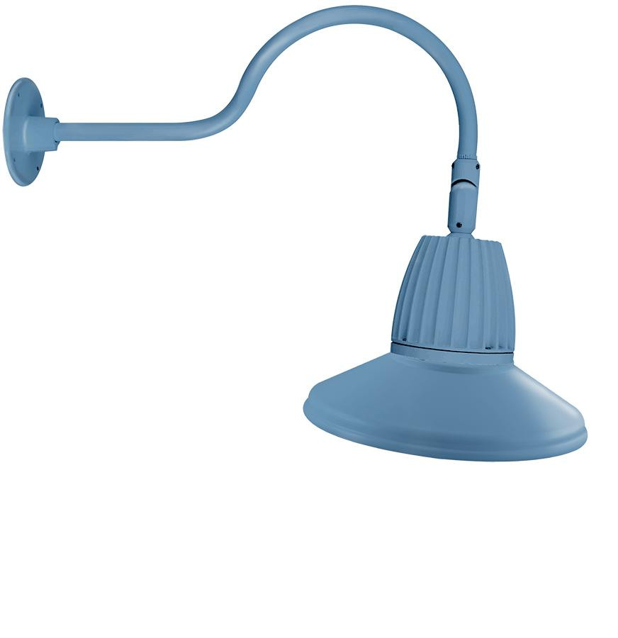 GN1LED13NSTLB Decorative 647 Lumens Gooseneck 13W 4000K 24 Inches Arm Straight