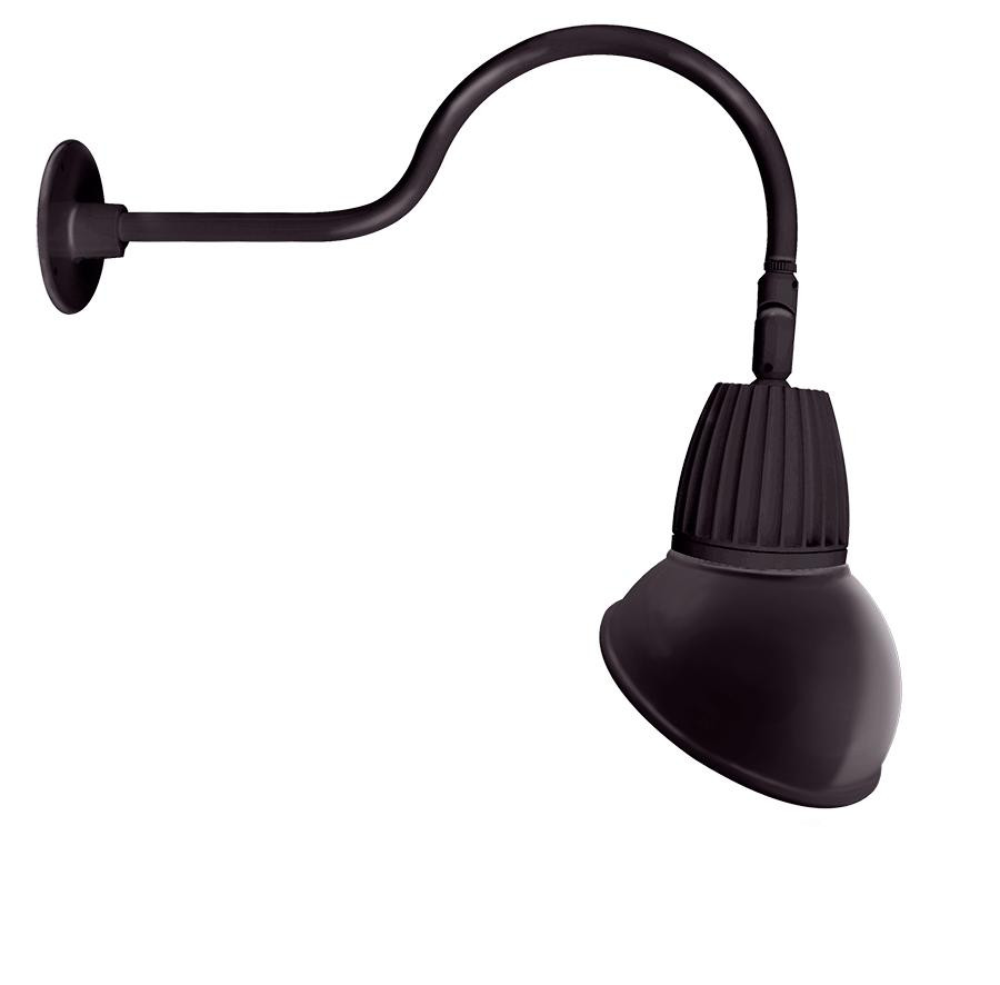 GN1LED13YAD11A Decorative 329 Lumens Gooseneck 13W 3000K 24 Inches Arm