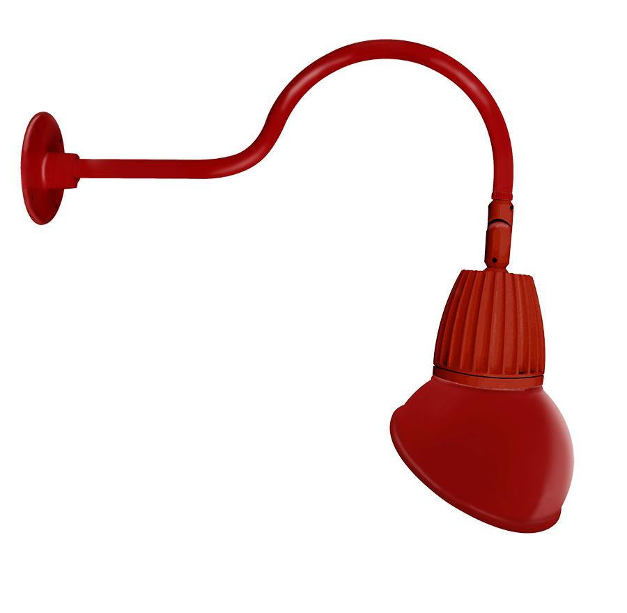 GN1LED13YAD11R Decorative 525 Lumens Gooseneck 13W 3000K 24 Inches Arm