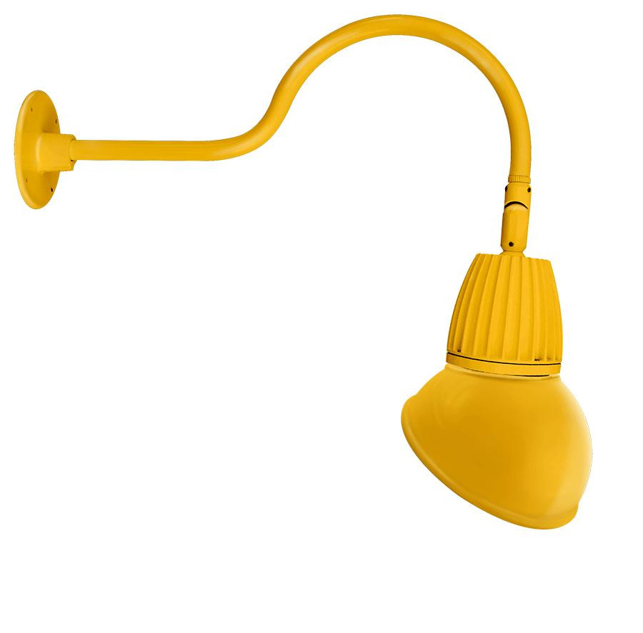 GN1LED13YAD11YL Decorative 525 Lumens Gooseneck 13W 3000K 24 Inches Arm