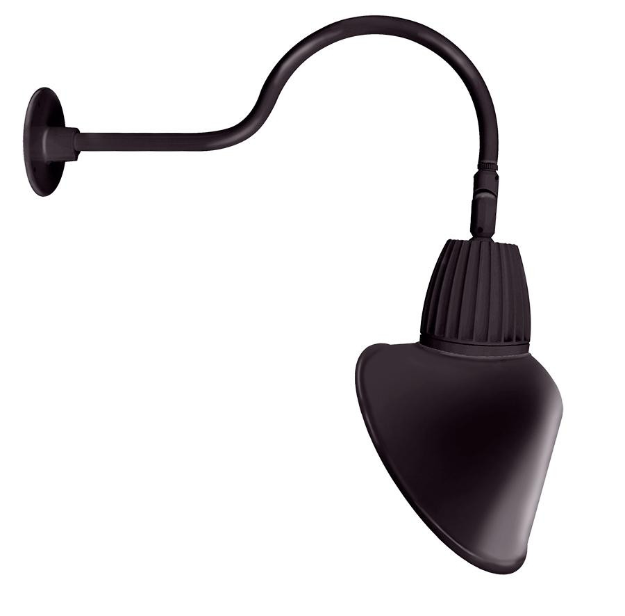 GN1LED13YRACA Decorative 344 Lumens Gooseneck 13W 3000K 24 Inches Arm