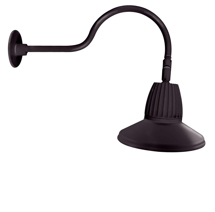 GN1LED13YRSTA Decorative 514 Lumens Gooseneck 13W 3000K 24 Inches Arm Straight