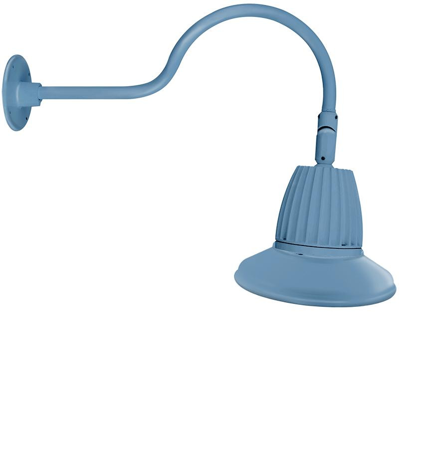 GN1LED13YSST11LB Decorative 689 Lumens Gooseneck 13W 3000K 24 Inches Arm Straight