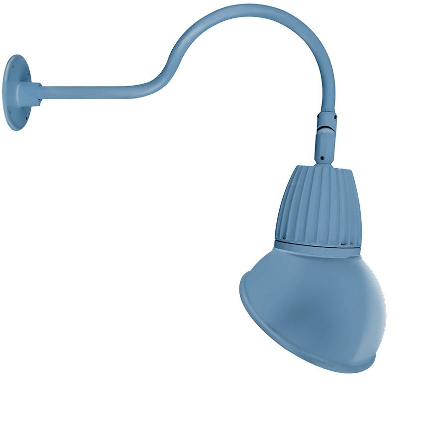 GN1LED26YRAD11LB Decorative 1230 Lumens Gooseneck 26W 3000K 24 Inches Arm