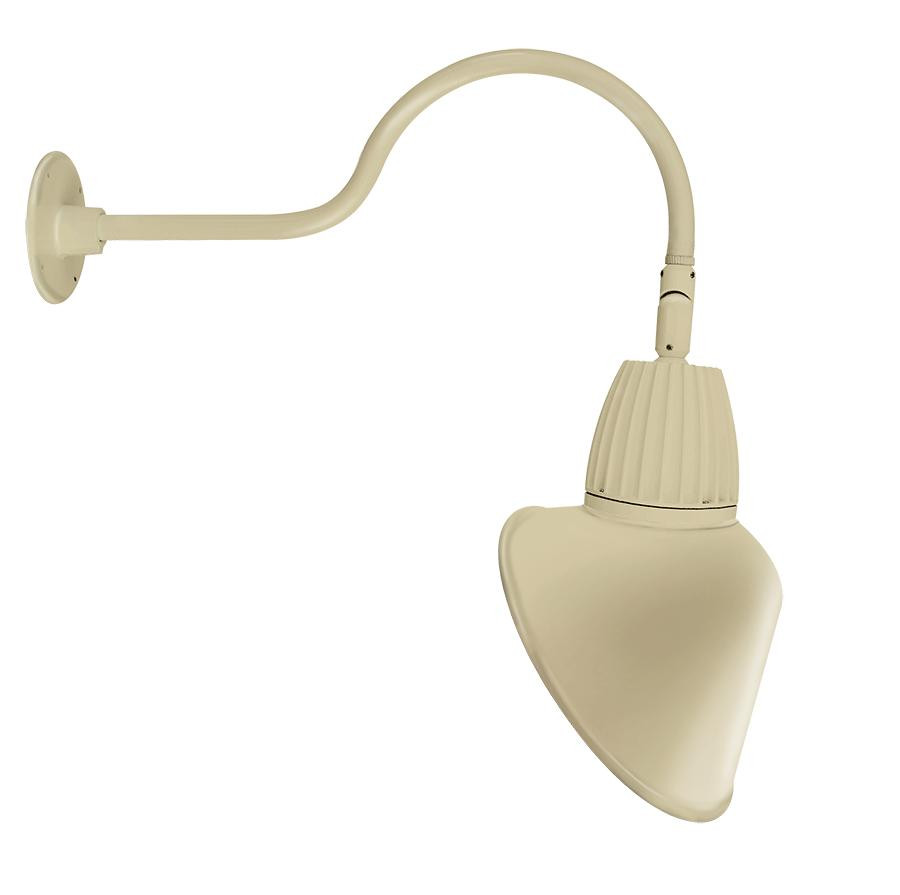 GN1LED26YSACI Decorative 1247 Lumens Gooseneck 26W 3000K 24 Inches Arm