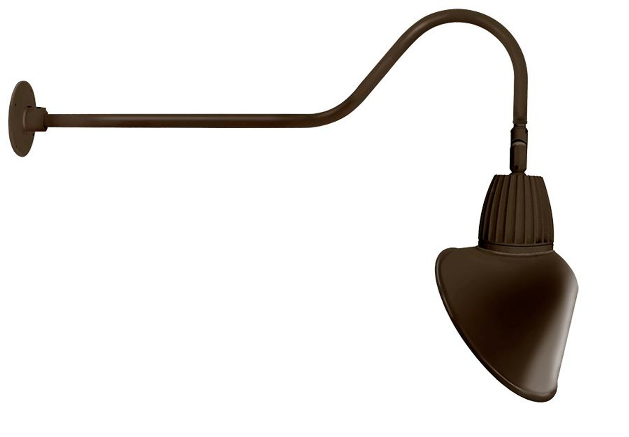 GN2LED13NACBWN Decorative 388 Lumens Gooseneck 13W 4000K 35 Inches Arm