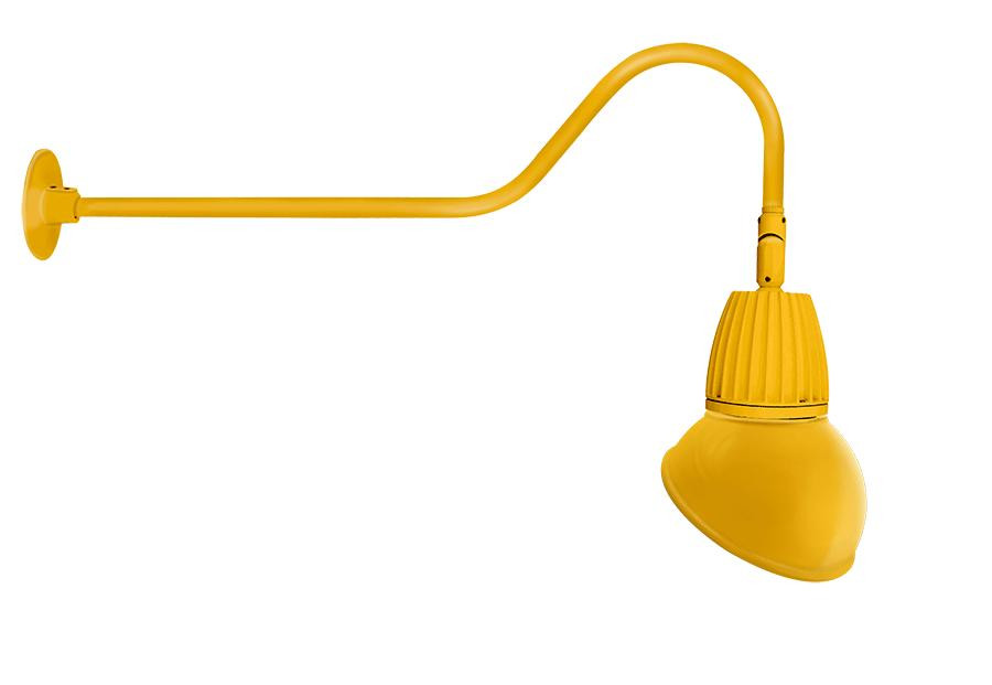 GN2LED13YAD11YL Decorative 525 Lumens Gooseneck 13W 3000K 35 Inches Arm