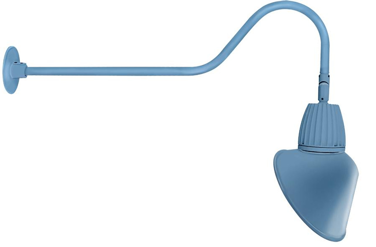 GN2LED13YSACLB Decorative 664 Lumens Gooseneck 13W 3000K 35 Inches Arm