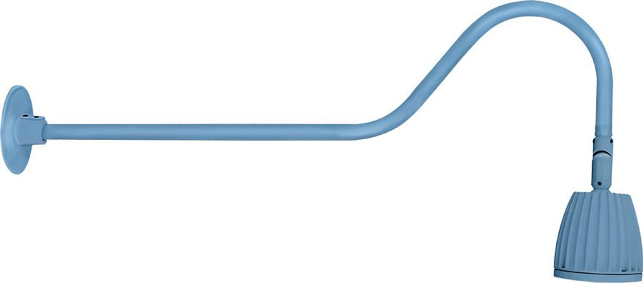 GN2LED26NLB Decorative 1672 Lumens Gooseneck 26W 4000K 35 Inches Arm No Shade