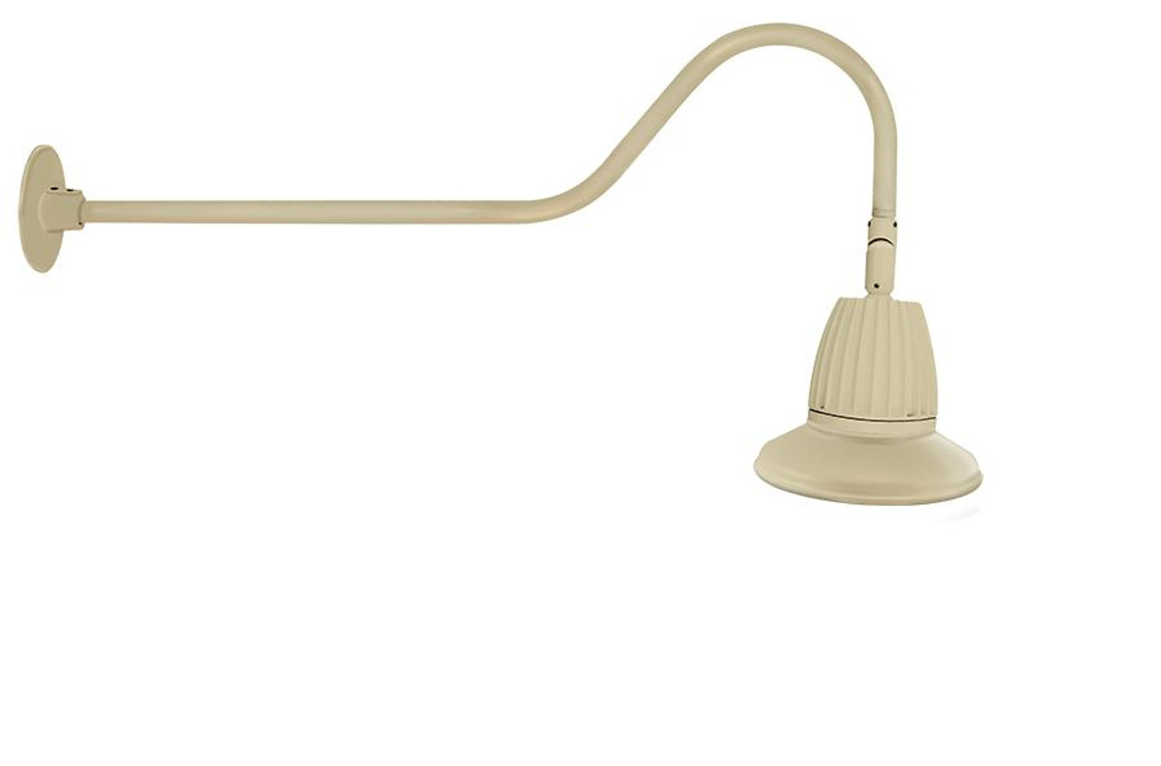 GN2LED26NRST11I Decorative 1604 Lumens Gooseneck 26W 4000K 35 Inches Arm Straight