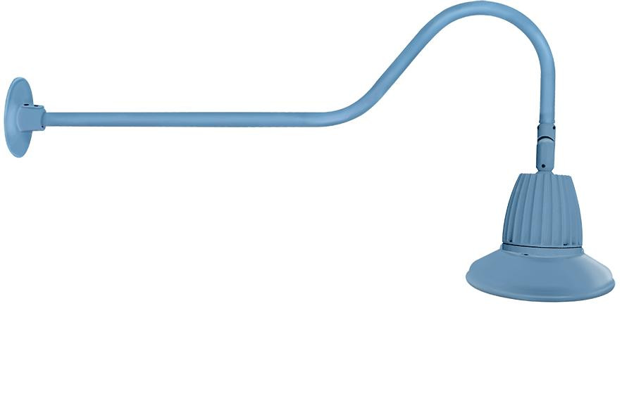GN2LED26NRST11LB Decorative 1604 Lumens Gooseneck 26W 4000K 35 Inches Arm Straight