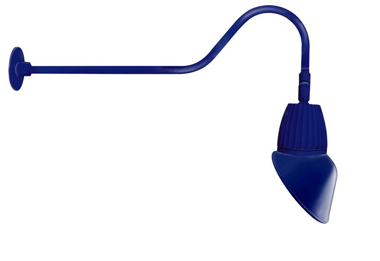 GN2LED26NSAC11BL Decorative 1487 Lumens Gooseneck 26W 4000K 35 Inches Arm