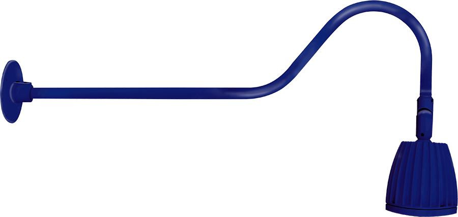 GN2LED26NSBL Decorative 1755 Lumens Gooseneck 26W 4000K 35 Inches Arm No Shade