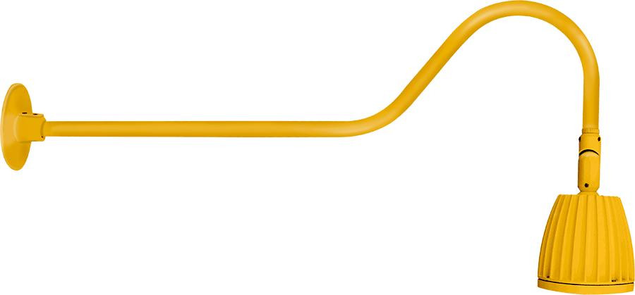 GN2LED26NSYL Decorative 1755 Lumens Gooseneck 26W 4000K 35 Inches Arm No Shade