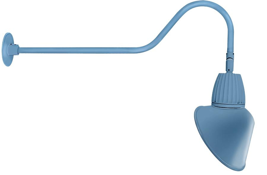 GN2LED26YRACLB Decorative 1247 Lumens Gooseneck 26W 3000K 35 Inches Arm