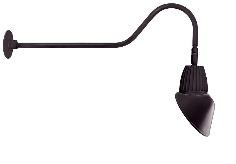 GN2LED26YSAC11A Decorative 844 Lumens Gooseneck 26W 3000K 35 Inches Arm
