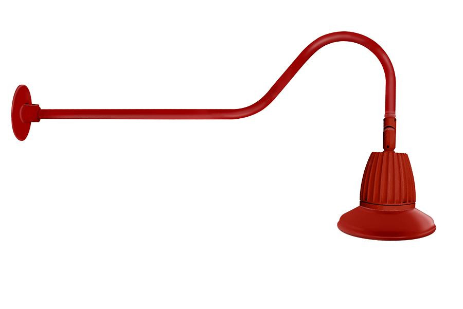 GN2LED26YSST11R Decorative 1348 Lumens Gooseneck 26W 3000K 35 Inches Arm Straight