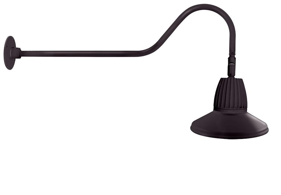 GN2LED26YSSTA Decorative 1262 Lumens Gooseneck 26W 3000K 35 Inches Arm Straight