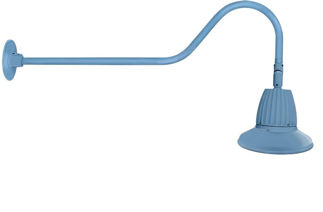GN2LED26YST11LB Decorative 1348 Lumens Gooseneck 26W 3000K 35 Inches Arm Straight