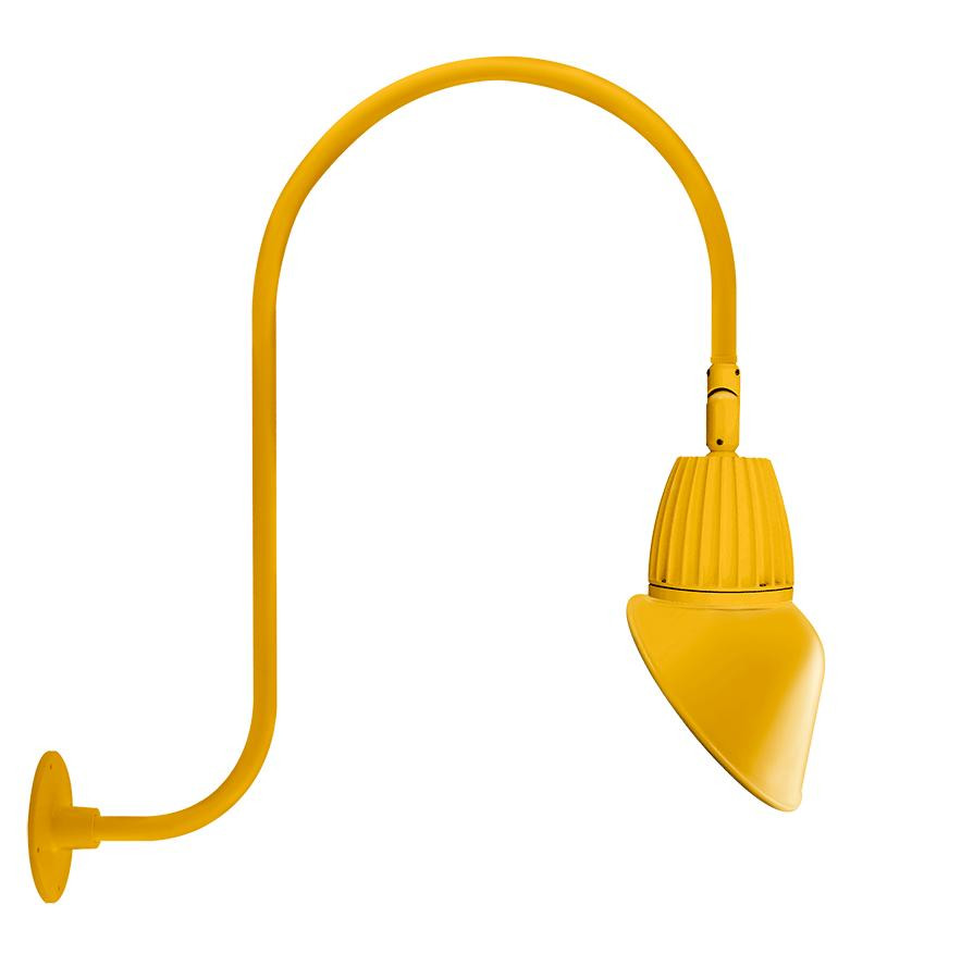 GN3LED13NAC11YL Decorative 599 Lumens Gooseneck 13W 4000K Up Curve 30 Inches