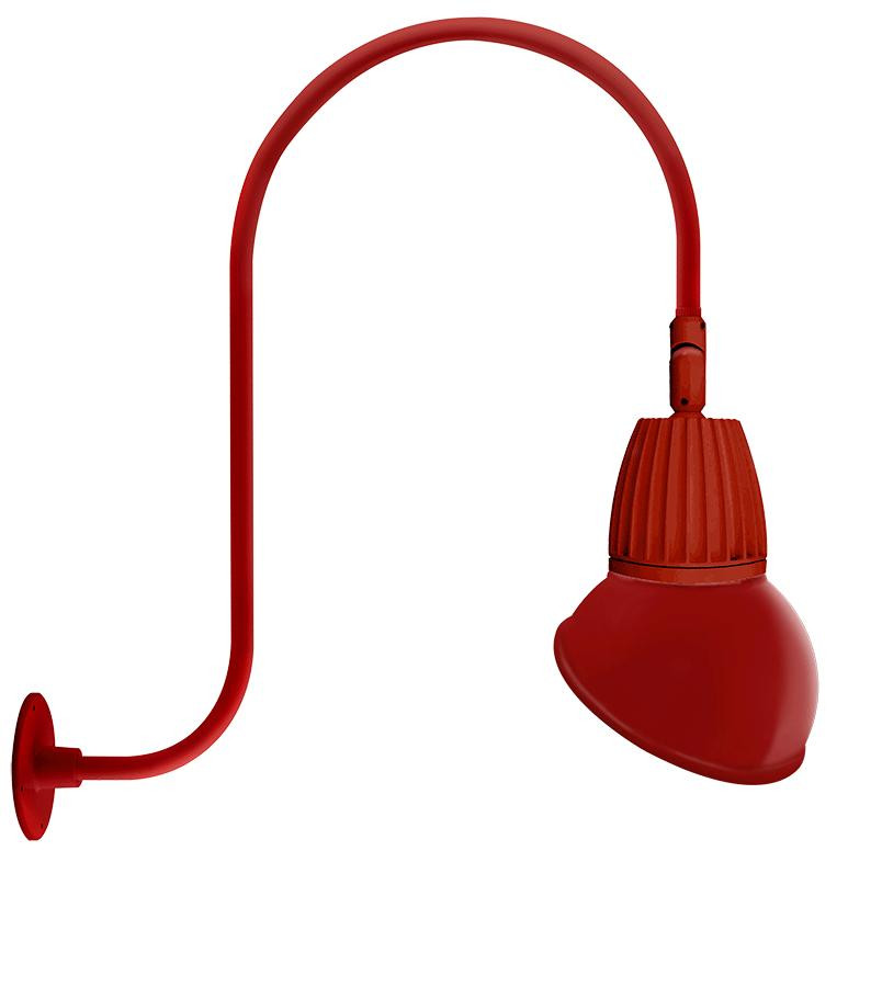 GN3LED13NAD11R Decorative 589 Lumens Gooseneck 13W 4000K Up Curve 30 Inches