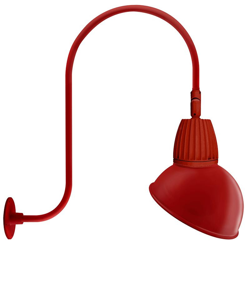 GN3LED13YRADR Decorative 523 Lumens Gooseneck 13W 3000K Up Curve 30 Inches