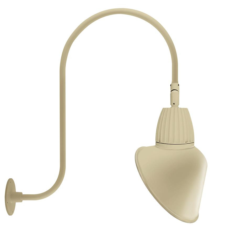 GN3LED13YSACI Decorative 664 Lumens Gooseneck 13W 3000K Up Curve 30 Inches