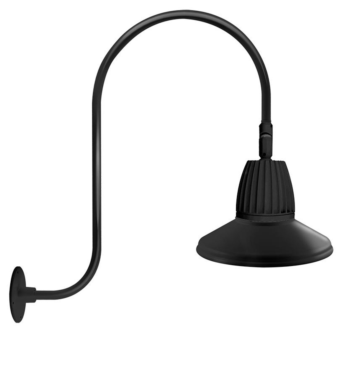 GN3LED13YSTB Decorative 514 Lumens Gooseneck 13W 3000K Up Curve 30 Inches