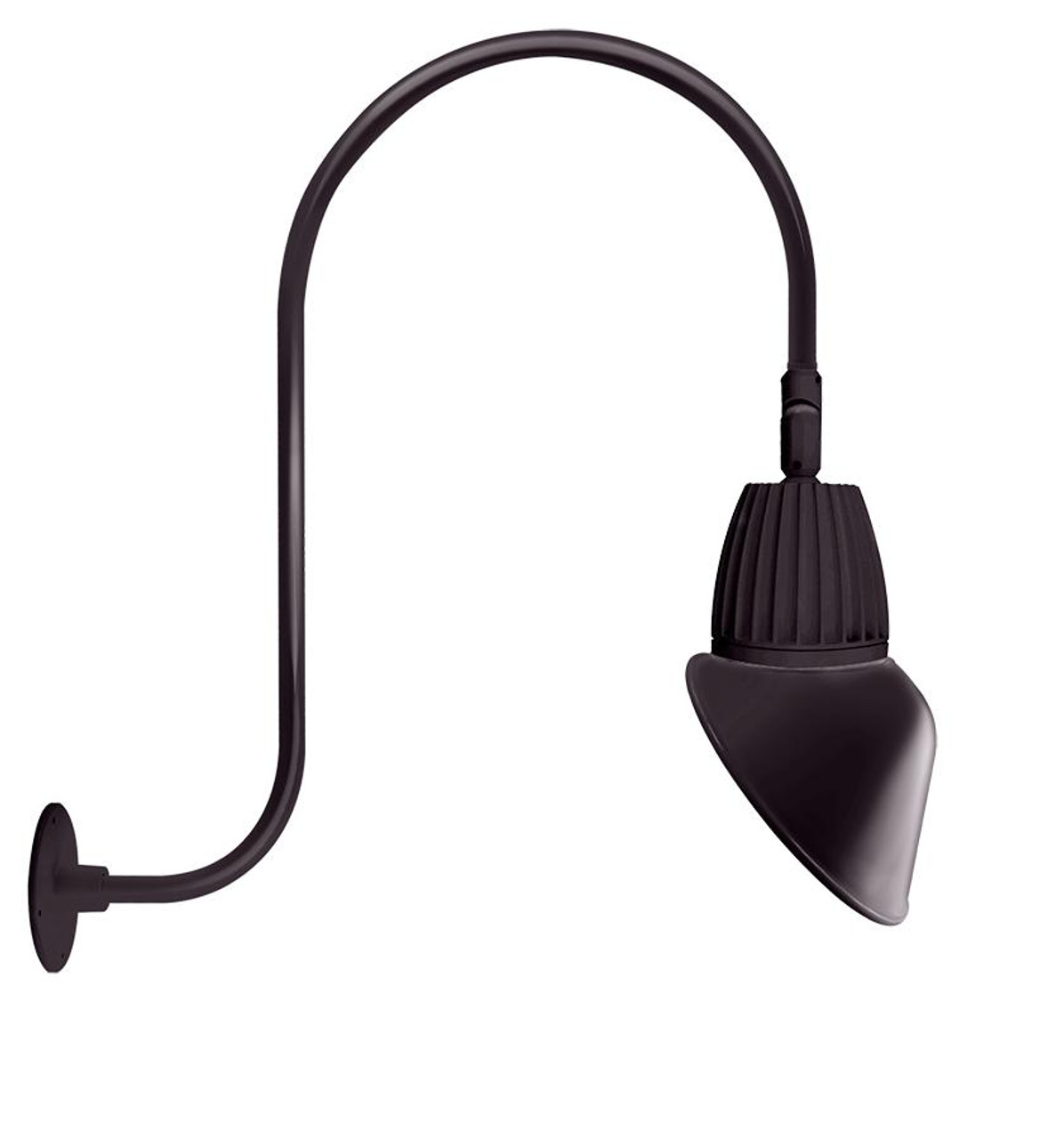 GN3LED26NAC11A Decorative 877 Lumens Gooseneck 26W 4000K Up Curve 30 Inches