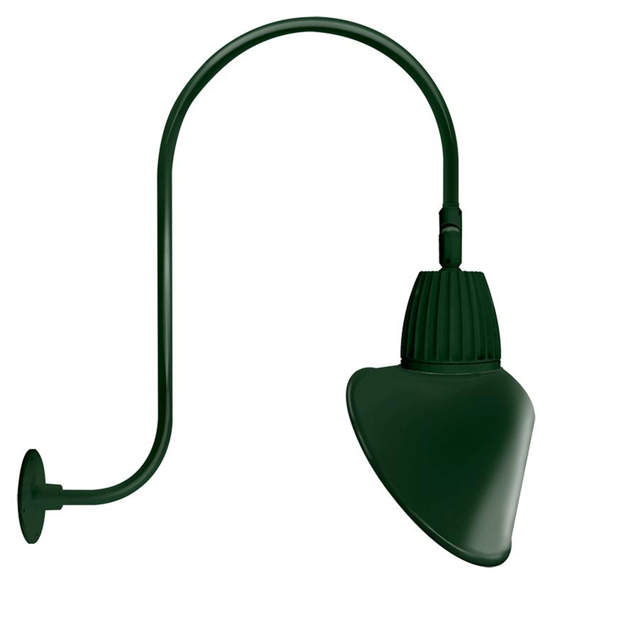 GN3LED26NACG Decorative 877 Lumens Gooseneck 26W 4000K Up Curve 30 Inches