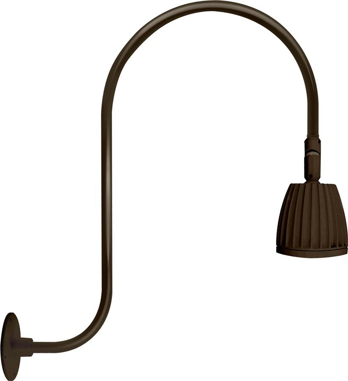 GN3LED26NBWN Decorative 1526 Lumens Gooseneck 26W 4000K Up Curve 30 Inches