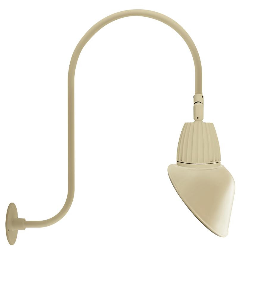 GN3LED26NRAC11I Decorative 1487 Lumens Gooseneck 26W 4000K Up Curve 30 Inches