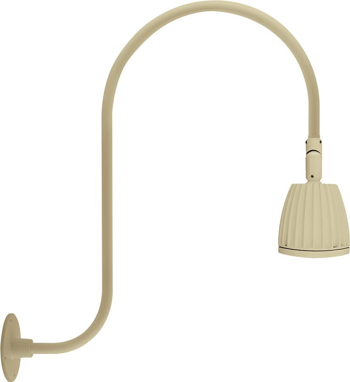 GN3LED26NRI Decorative 1644 Lumens Gooseneck 26W 4000K Up Curve 30 Inches