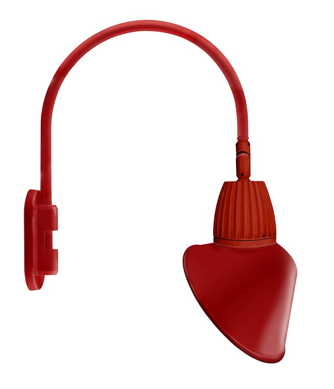 GN4LED26NRACR Decorative 1487 Lumens Gooseneck 26W 4000K 20 Inches High