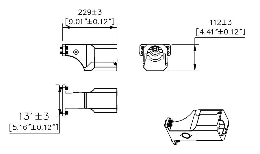 A17-RW ARM Line Drawing