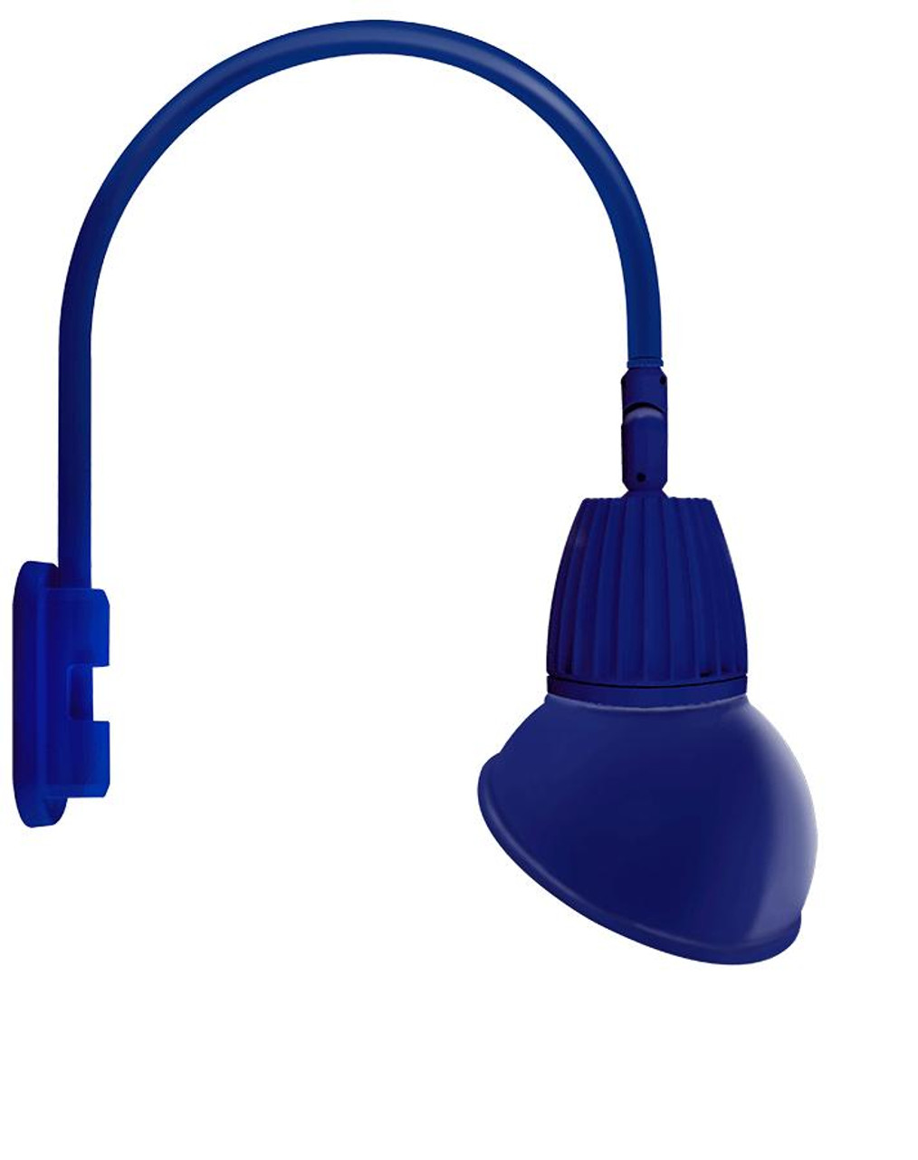 GN5LED13NAD11BL Decorative 589 Lumens Gooseneck 13W 4000K Pole 20 Inches High