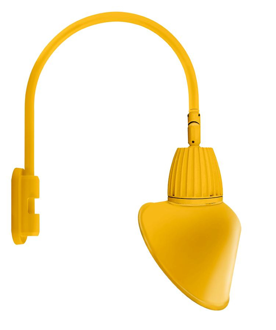 GN5LED13NSACYL Decorative 599 Lumens Gooseneck 13W 4000K Pole 20 Inches High