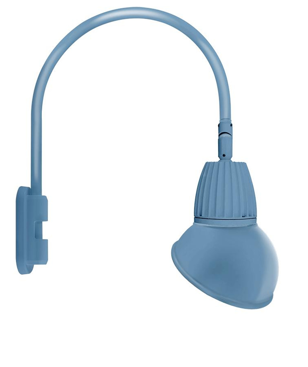 GN5LED13NSAD11LB Decorative 589 Lumens Gooseneck 13W 4000K Pole 20 Inches High