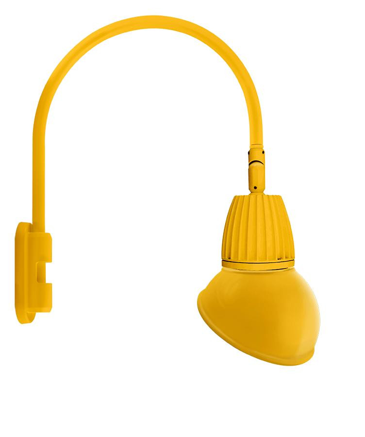 GN5LED13NSAD11YL Decorative 589 Lumens Gooseneck 13W 4000K Pole 20 Inches High