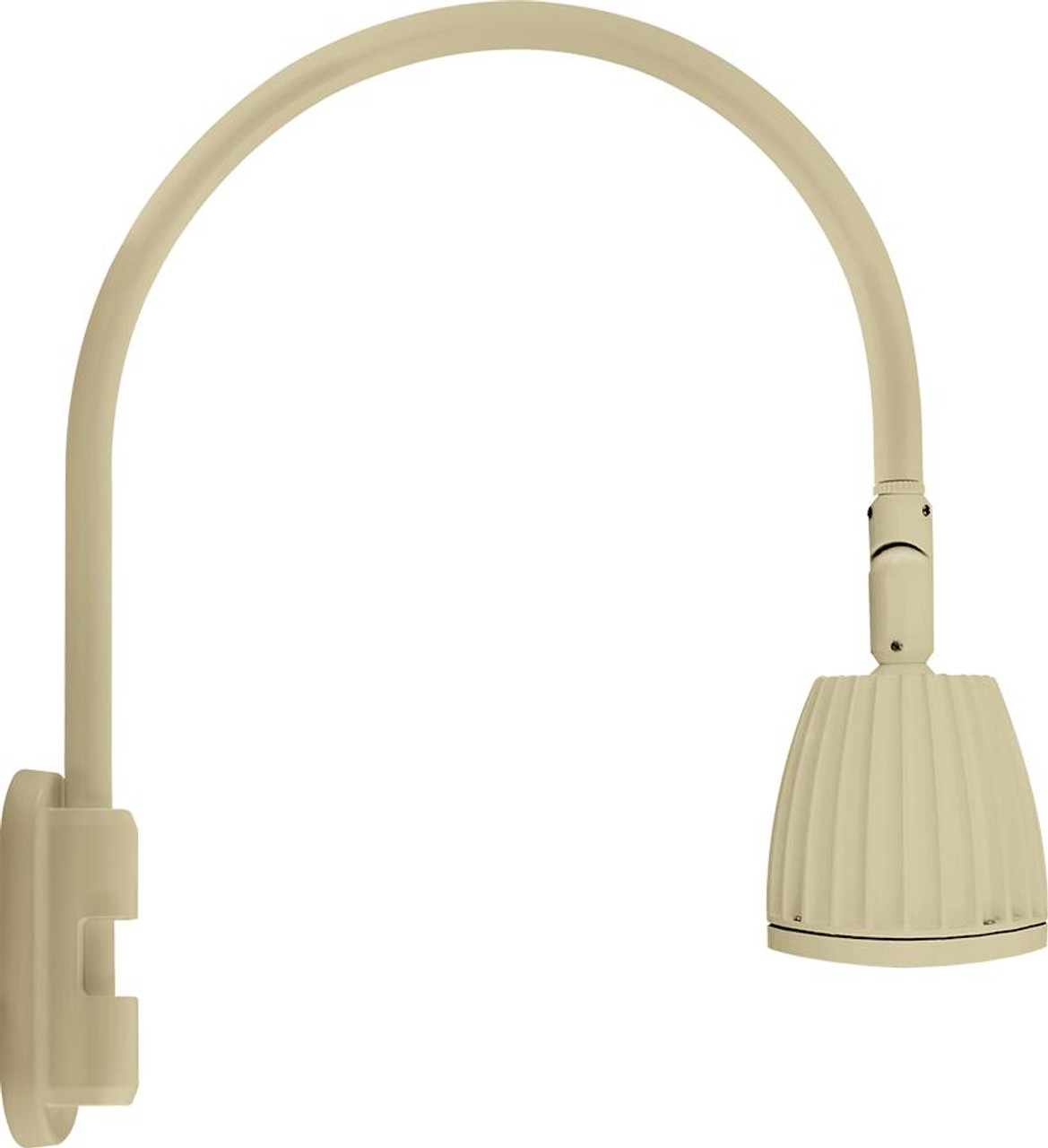 GN5LED13YI Decorative 627 Lumens Gooseneck 13W 3000K Pole 20 Inches High