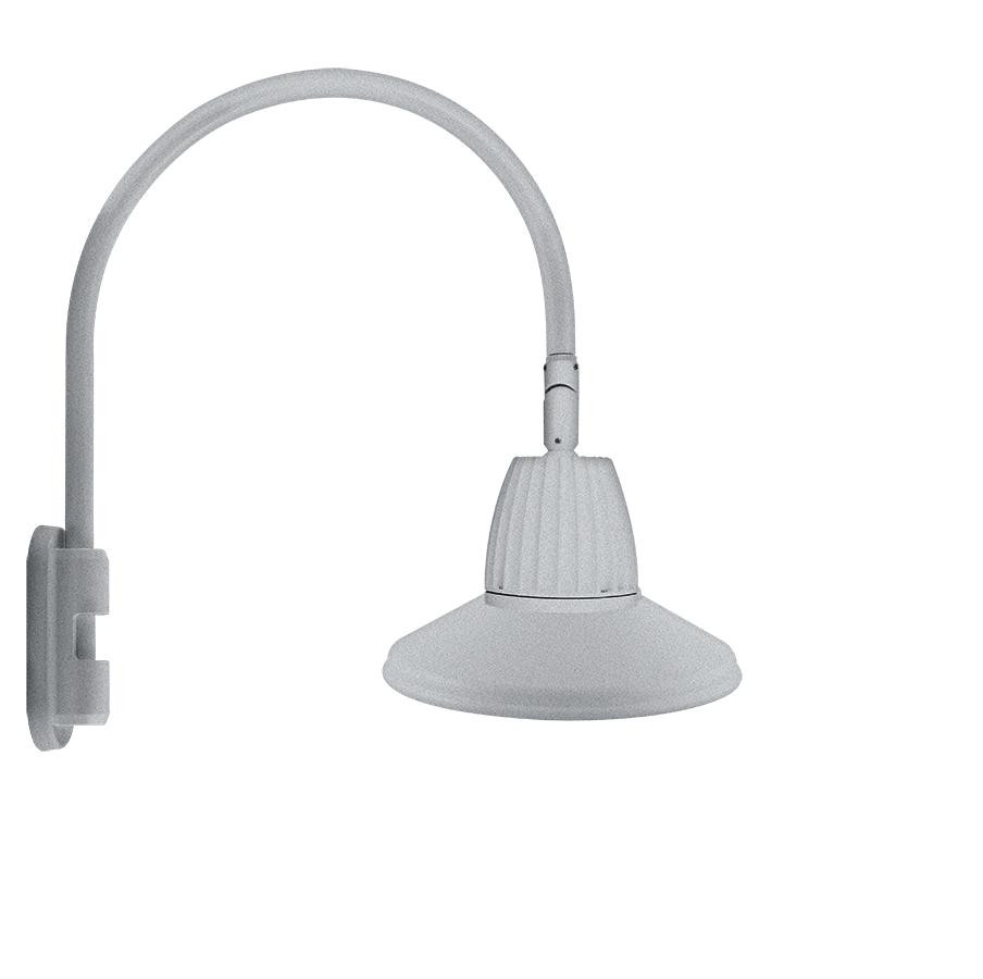 GN5LED13YSSTS Decorative 691 Lumens Gooseneck 13W 3000K Pole 20 Inches High