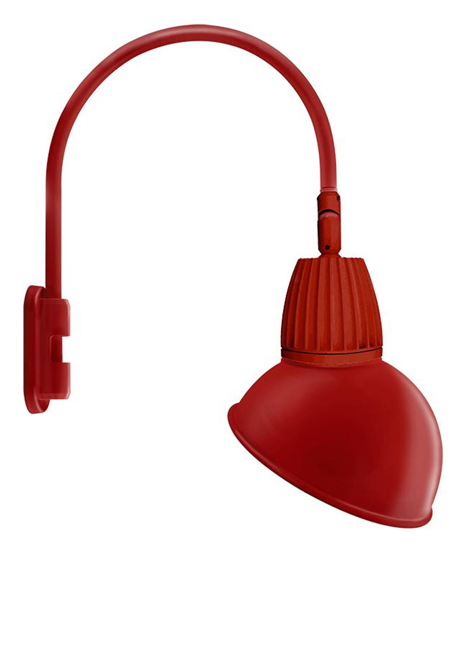 GN5LED26NADR Decorative 1461 Lumens Gooseneck 26W 4000K Pole 20 Inches High