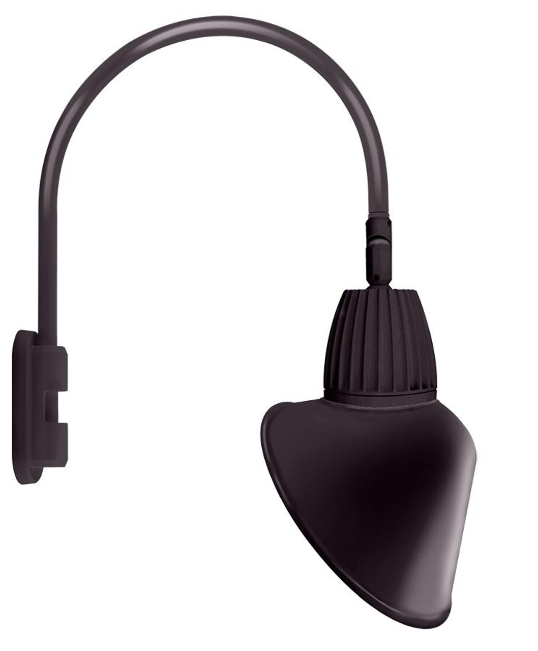 GN5LED26NRACA Decorative 877 Lumens Gooseneck 26W 4000K Pole 20 Inches High