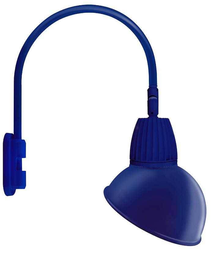 GN5LED26NRADBL Decorative 1461 Lumens Gooseneck 26W 4000K Pole 20 Inches High