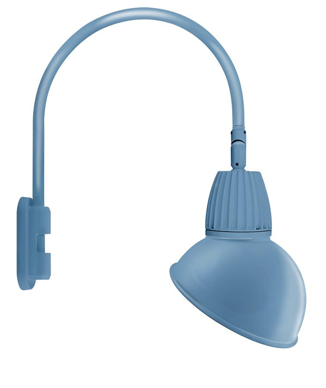 GN5LED26NRADLB Decorative 1461 Lumens Gooseneck 26W 4000K Pole 20 Inches High