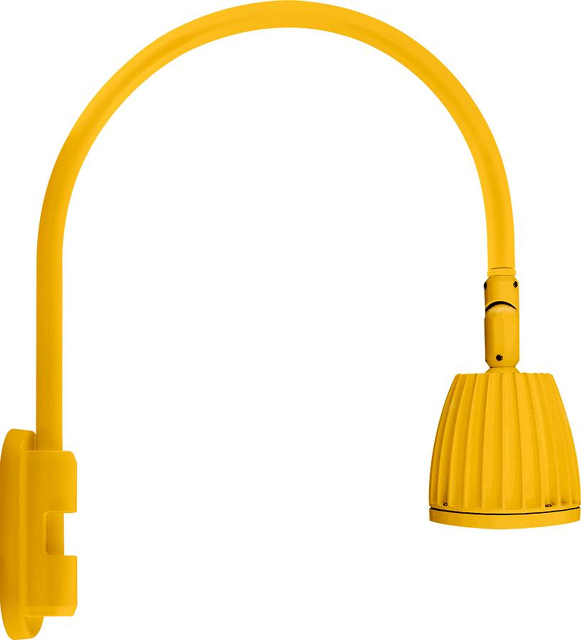 GN5LED26NRYL Decorative 1644 Lumens Gooseneck 26W 4000K Pole 20 Inches High