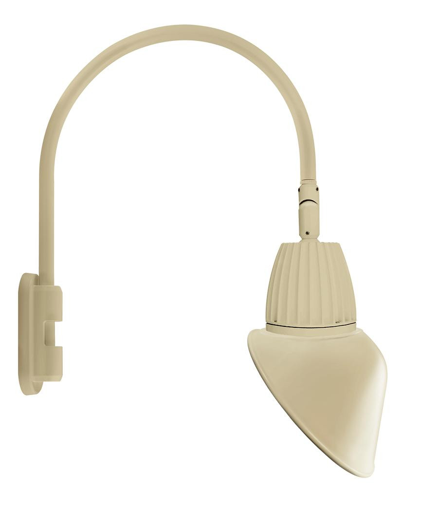 GN5LED26YAC11I Decorative 1247 Lumens Gooseneck 26W 3000K Pole 20 Inches High